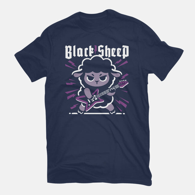 Black Sheep Rock Metal-Unisex-Basic-Tee-NemiMakeit