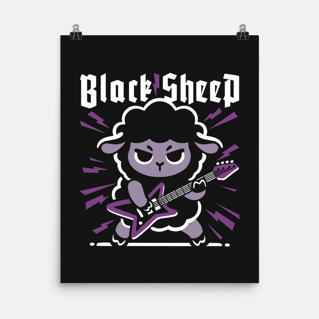 Black Sheep Rock Metal-None-Matte-Poster-NemiMakeit