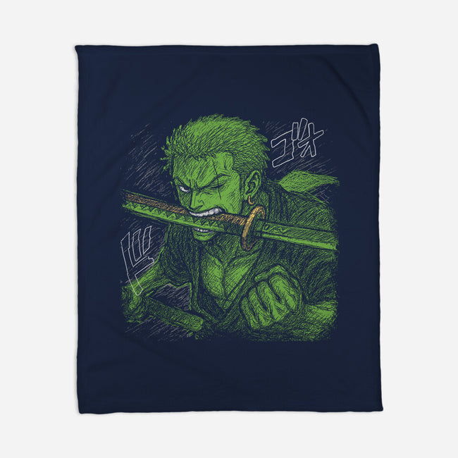 Pirate Hunter Swordsman-None-Fleece-Blanket-constantine2454