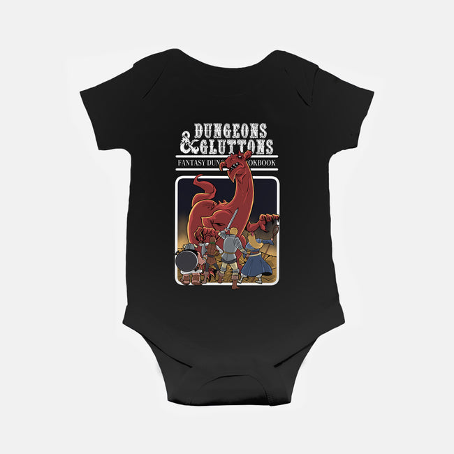 Dungeon Cookbook-Baby-Basic-Onesie-zascanauta