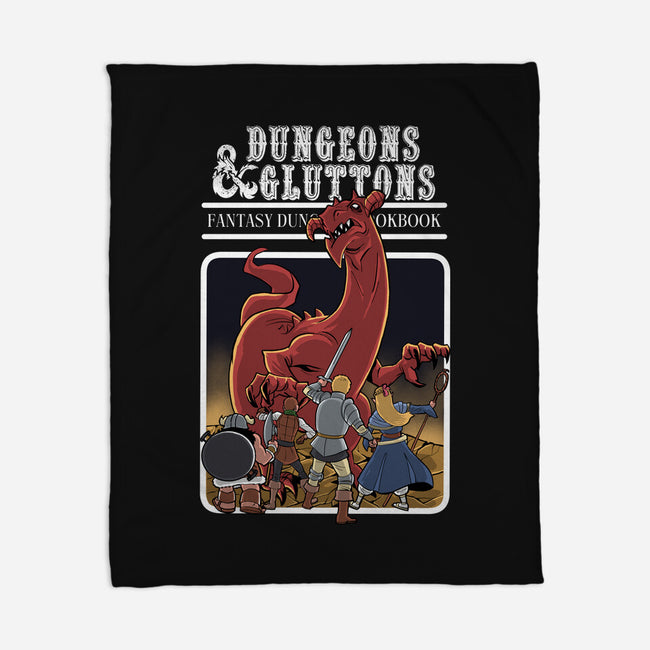 Dungeon Cookbook-None-Fleece-Blanket-zascanauta