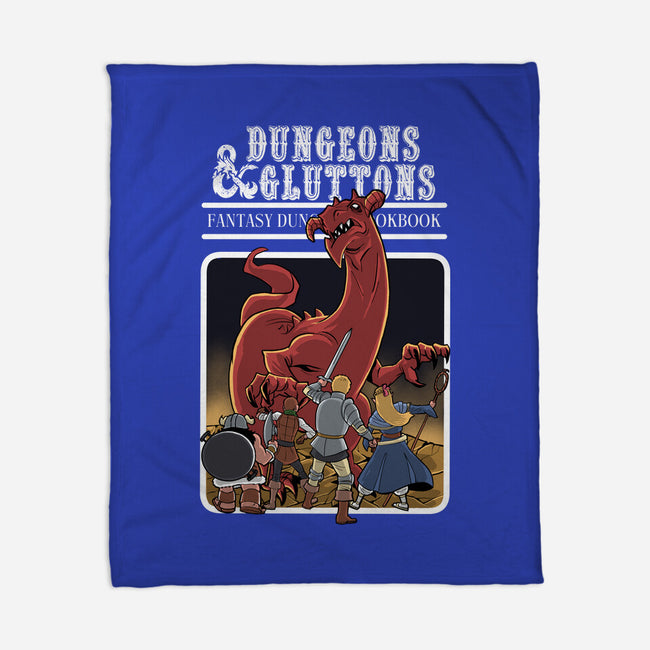 Dungeon Cookbook-None-Fleece-Blanket-zascanauta