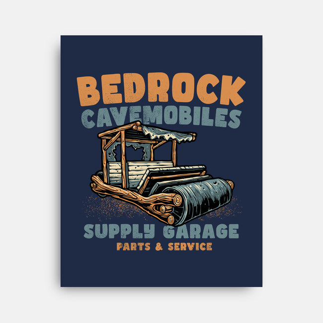 Cave Mobiles Supply Garage-None-Stretched-Canvas-glitchygorilla