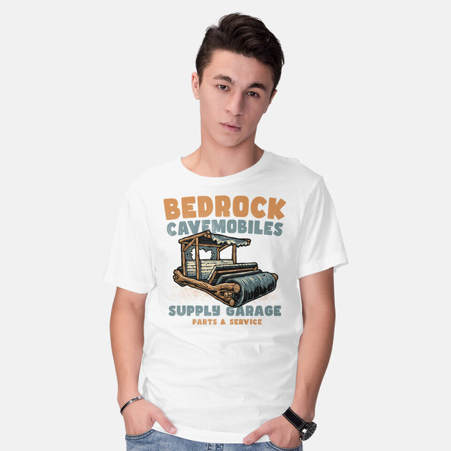 Cave Mobiles Supply Garage-Mens-Basic-Tee-glitchygorilla