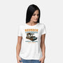 Cave Mobiles Supply Garage-Womens-Basic-Tee-glitchygorilla