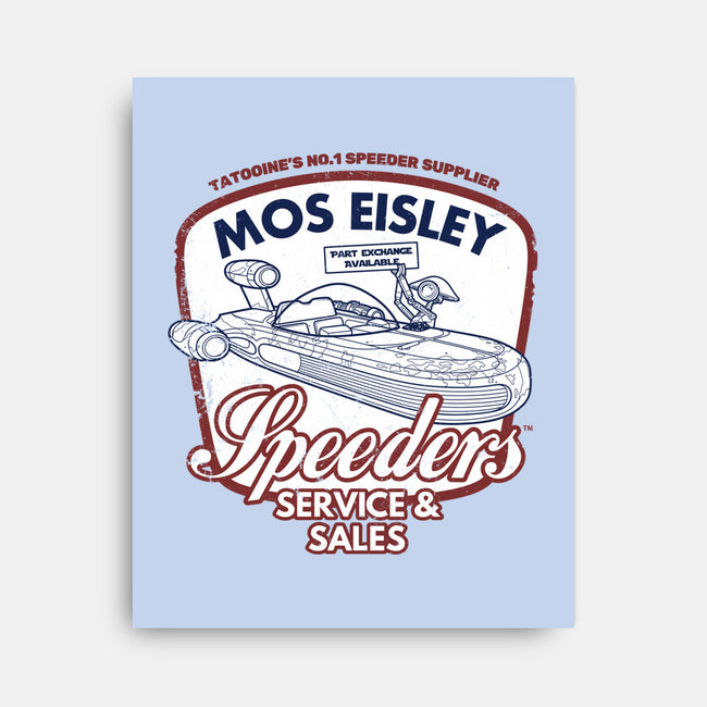 Mos Eisley Speeders-None-Stretched-Canvas-drbutler