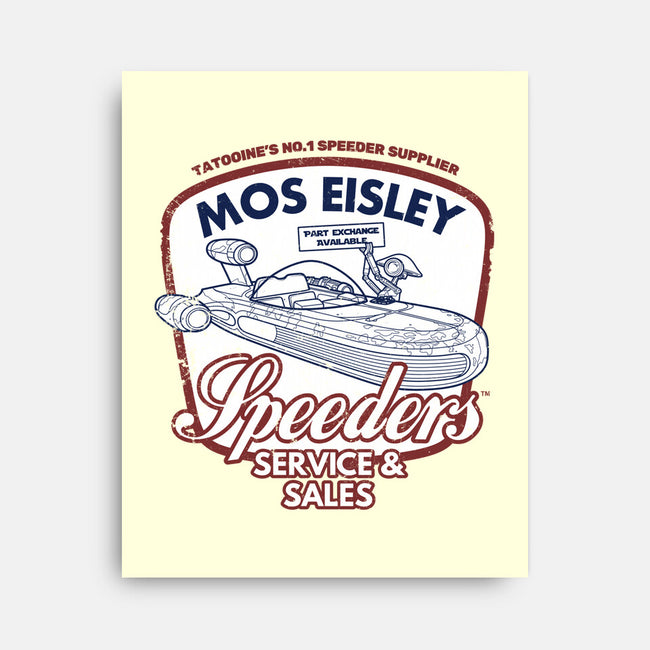 Mos Eisley Speeders-None-Stretched-Canvas-drbutler