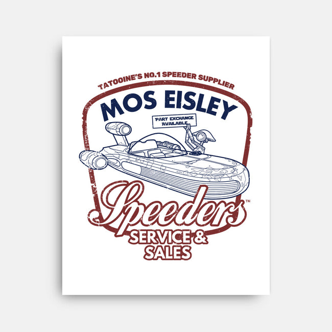 Mos Eisley Speeders-None-Stretched-Canvas-drbutler