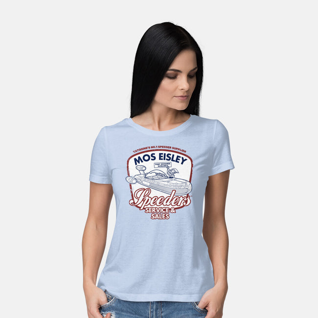 Mos Eisley Speeders-Womens-Basic-Tee-drbutler