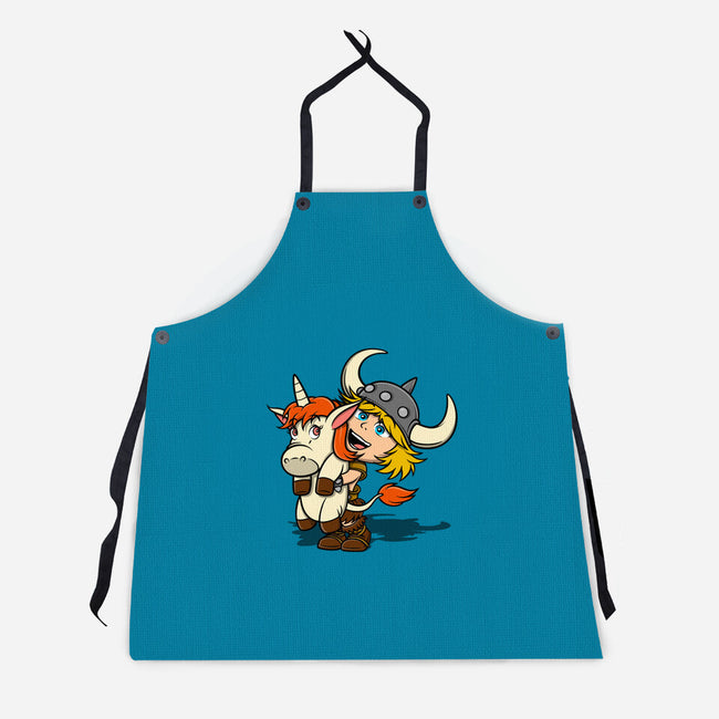 Unicorns And Dungeons-Unisex-Kitchen-Apron-drbutler