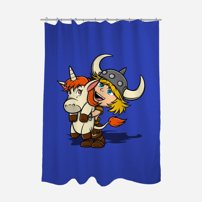 Unicorns And Dungeons-None-Polyester-Shower Curtain-drbutler