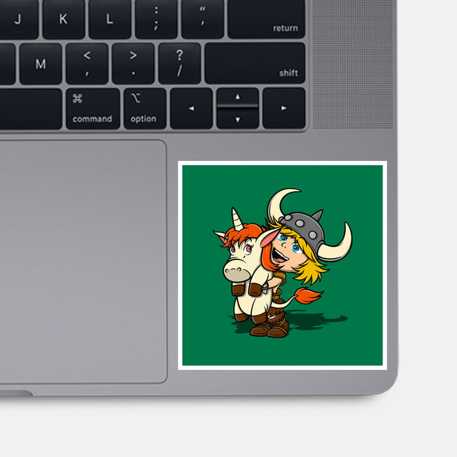 Unicorns And Dungeons-None-Glossy-Sticker-drbutler