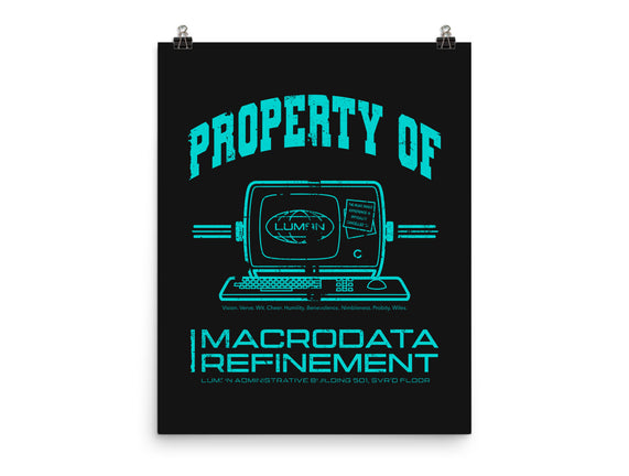 Property Of MDR