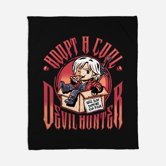 Adopt A Devil Hunter-None-Fleece-Blanket-demonigote