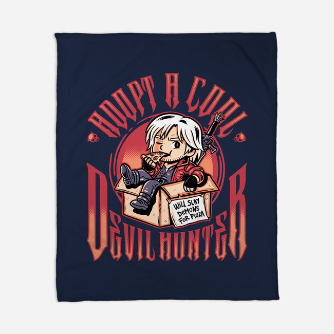 Adopt A Devil Hunter-None-Fleece-Blanket-demonigote