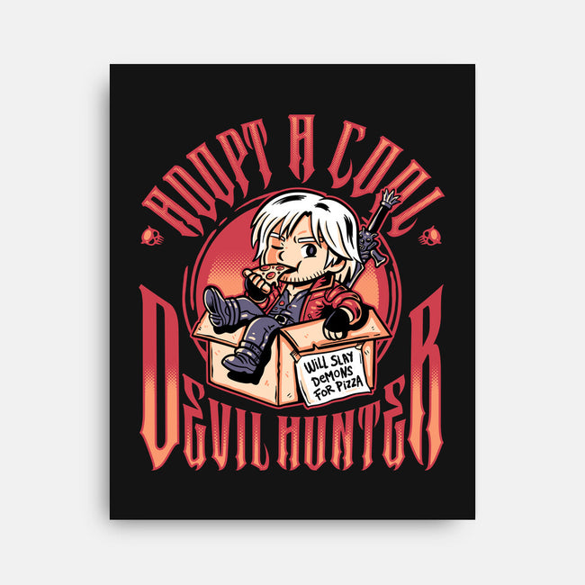 Adopt A Devil Hunter-None-Stretched-Canvas-demonigote
