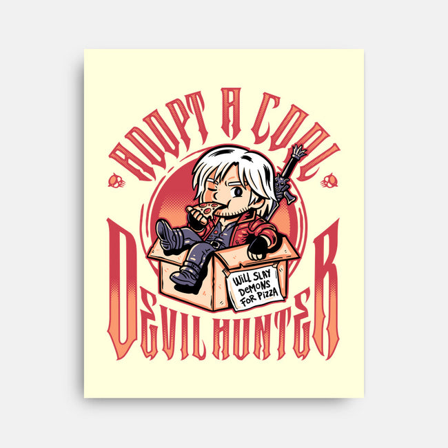 Adopt A Devil Hunter-None-Stretched-Canvas-demonigote