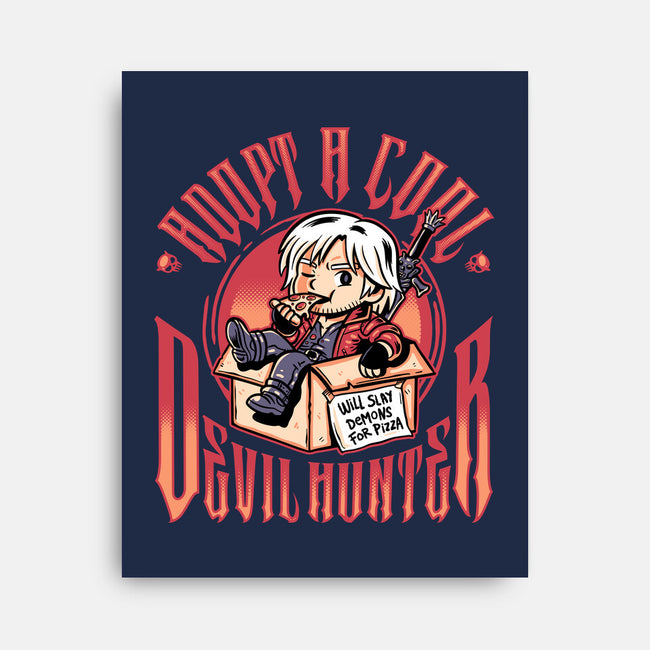 Adopt A Devil Hunter-None-Stretched-Canvas-demonigote