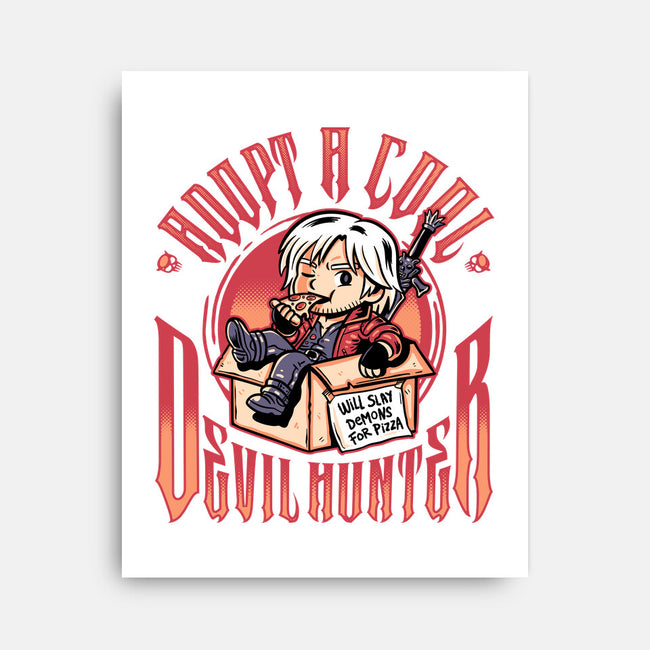 Adopt A Devil Hunter-None-Stretched-Canvas-demonigote