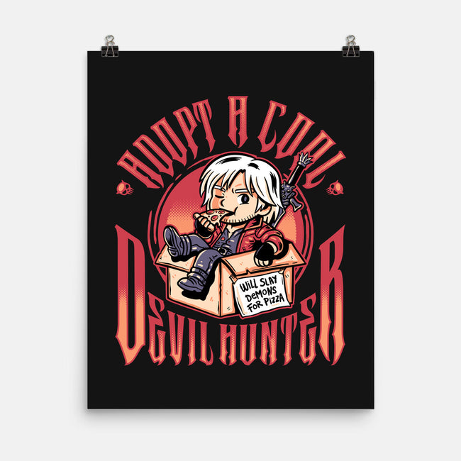 Adopt A Devil Hunter-None-Matte-Poster-demonigote