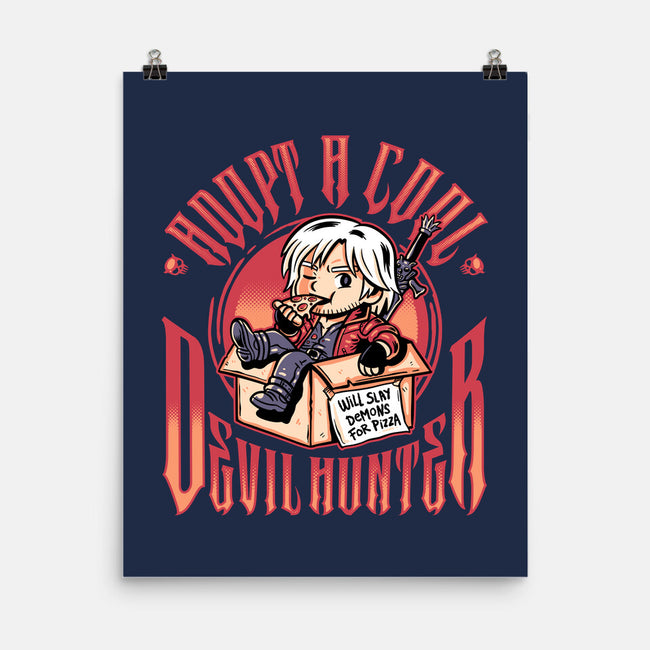 Adopt A Devil Hunter-None-Matte-Poster-demonigote