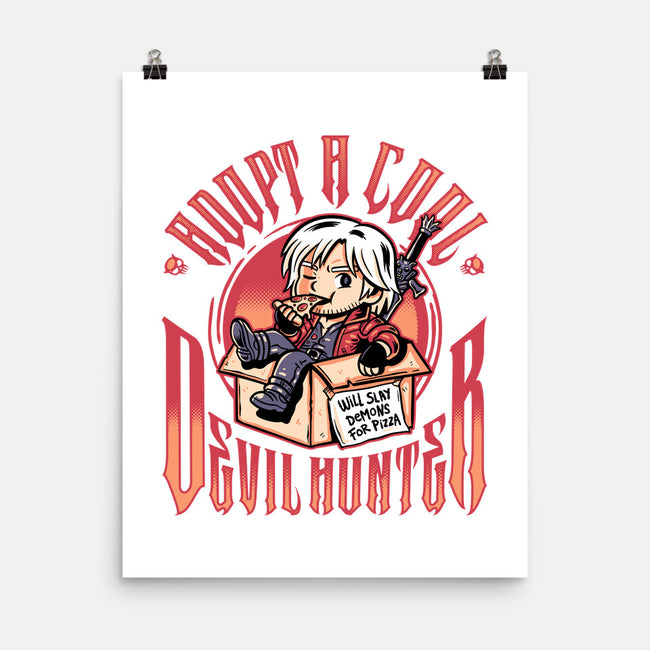 Adopt A Devil Hunter-None-Matte-Poster-demonigote