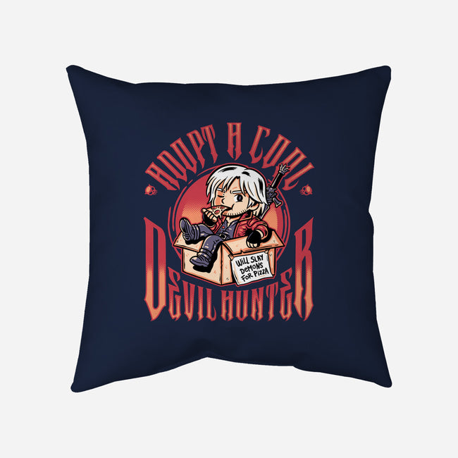 Adopt A Devil Hunter-None-Removable Cover w Insert-Throw Pillow-demonigote