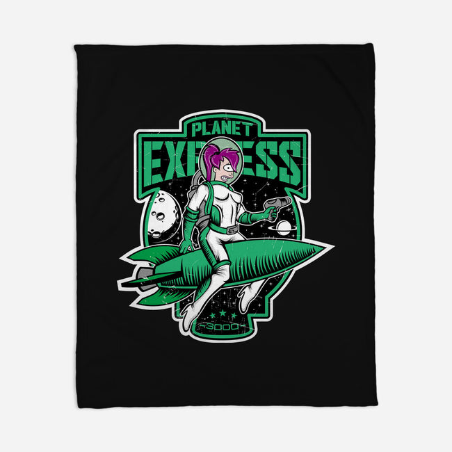 The Planet Ex Girl-None-Fleece-Blanket-SuperEdu
