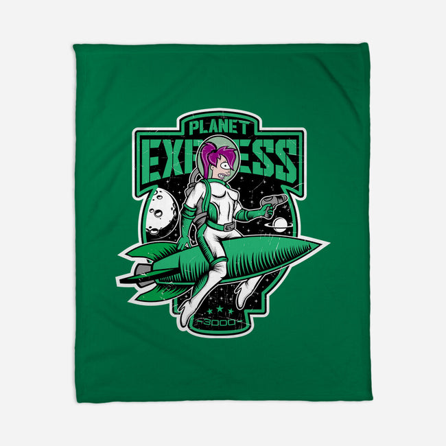 The Planet Ex Girl-None-Fleece-Blanket-SuperEdu