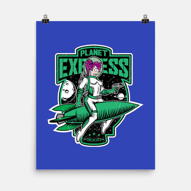 The Planet Ex Girl-None-Matte-Poster-SuperEdu