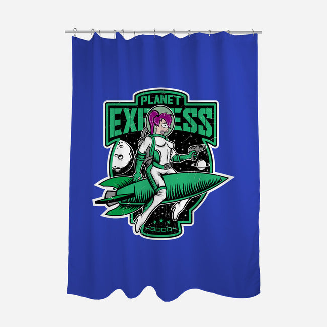 The Planet Ex Girl-None-Polyester-Shower Curtain-SuperEdu