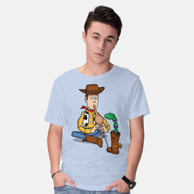 Snake In Boot-Mens-Basic-Tee-jasesa