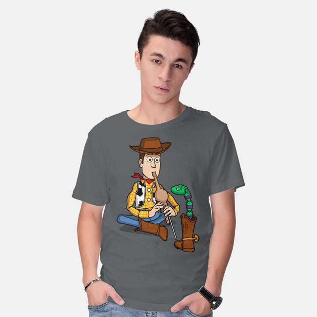 Snake In Boot-Mens-Basic-Tee-jasesa