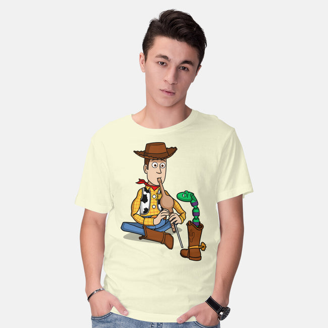 Snake In Boot-Mens-Basic-Tee-jasesa