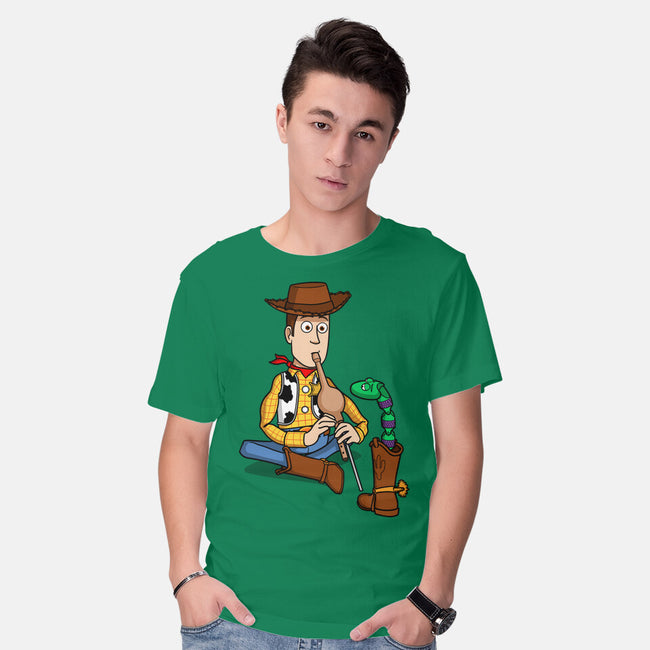 Snake In Boot-Mens-Basic-Tee-jasesa