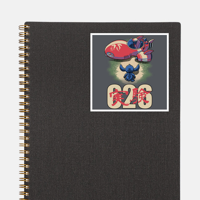 Anime Alien Spaceship-None-Glossy-Sticker-Studio Mootant