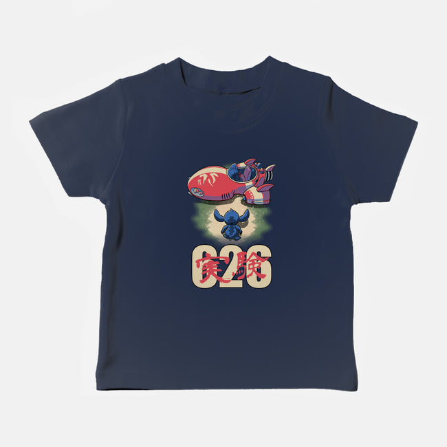 Anime Alien Spaceship-Baby-Basic-Tee-Studio Mootant