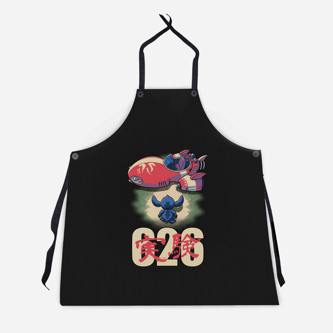 Anime Alien Spaceship-Unisex-Kitchen-Apron-Studio Mootant