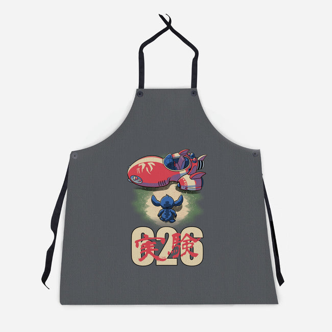 Anime Alien Spaceship-Unisex-Kitchen-Apron-Studio Mootant