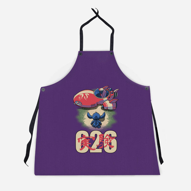 Anime Alien Spaceship-Unisex-Kitchen-Apron-Studio Mootant