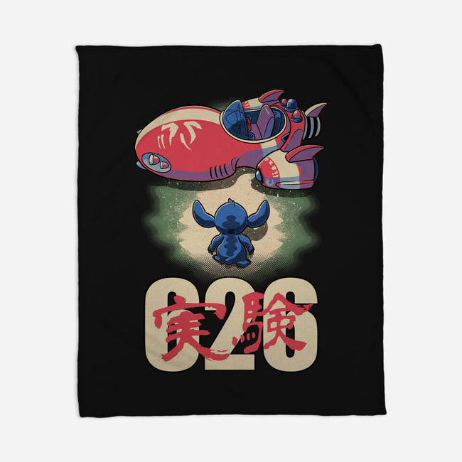 Anime Alien Spaceship-None-Fleece-Blanket-Studio Mootant