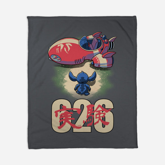 Anime Alien Spaceship-None-Fleece-Blanket-Studio Mootant