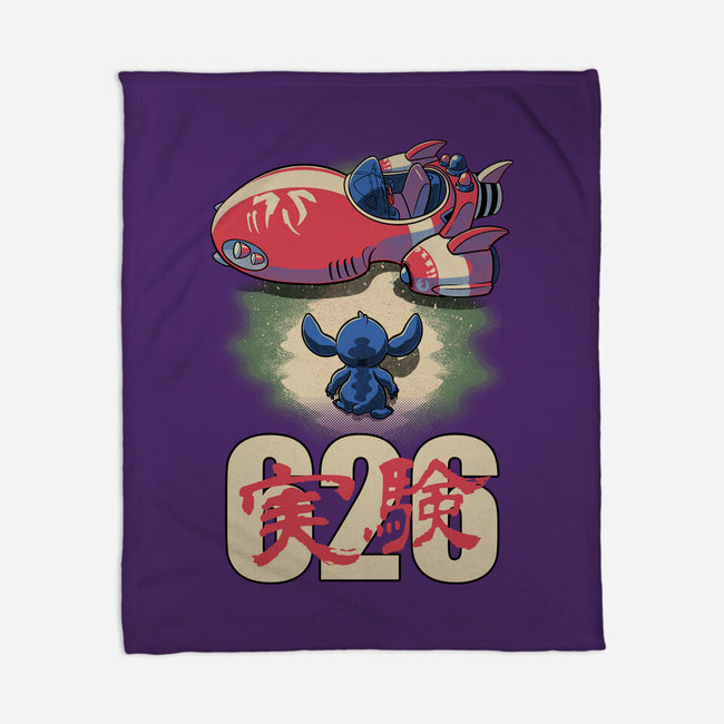 Anime Alien Spaceship-None-Fleece-Blanket-Studio Mootant