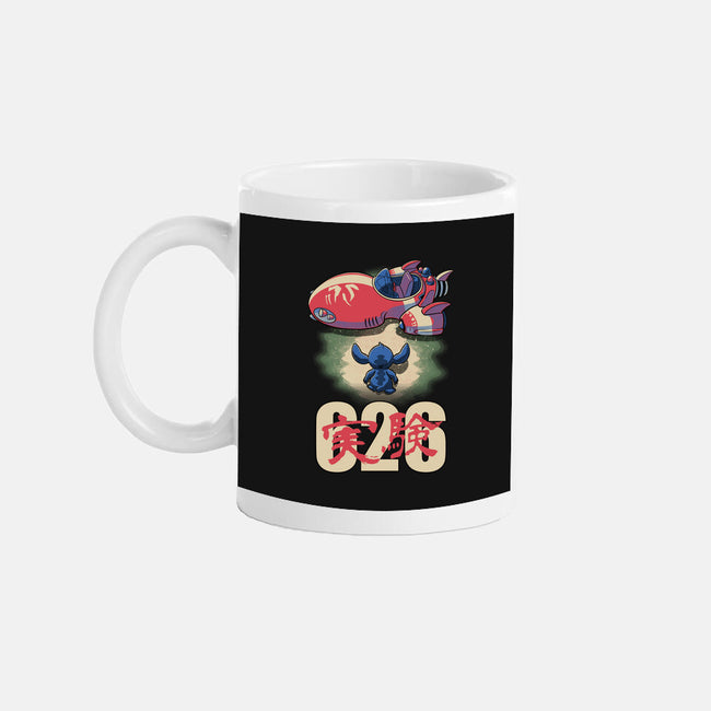 Anime Alien Spaceship-None-Mug-Drinkware-Studio Mootant