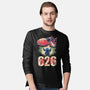 Anime Alien Spaceship-Mens-Long Sleeved-Tee-Studio Mootant