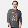Anime Alien Spaceship-Mens-Long Sleeved-Tee-Studio Mootant