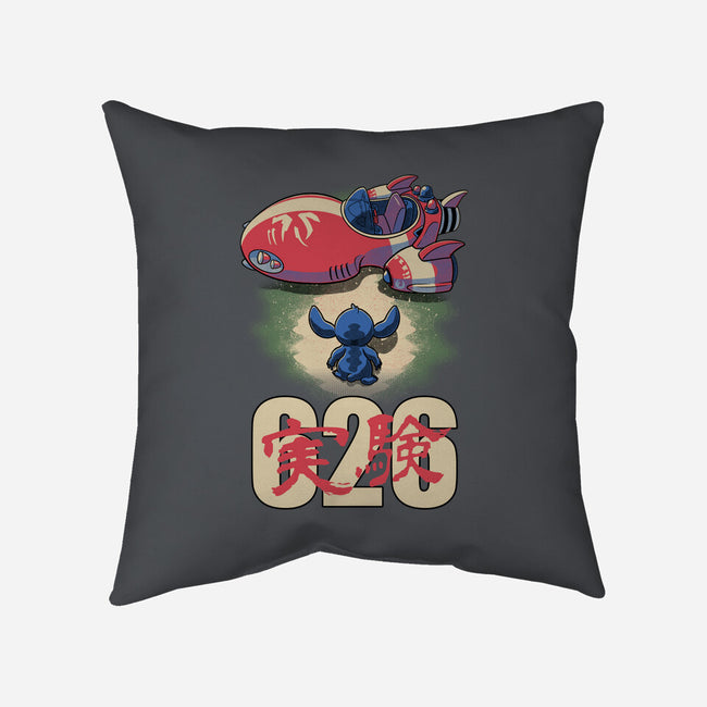 Anime Alien Spaceship-None-Removable Cover w Insert-Throw Pillow-Studio Mootant