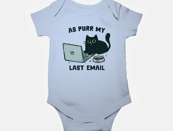 As Purr My Last Email