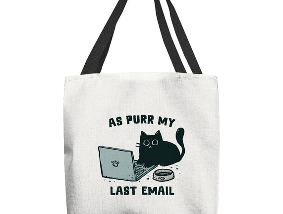 As Purr My Last Email