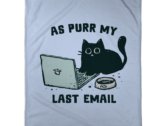 As Purr My Last Email